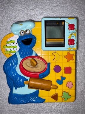 Mattel Cookie Monster's Kitchen Electronic Handheld Toy 2000